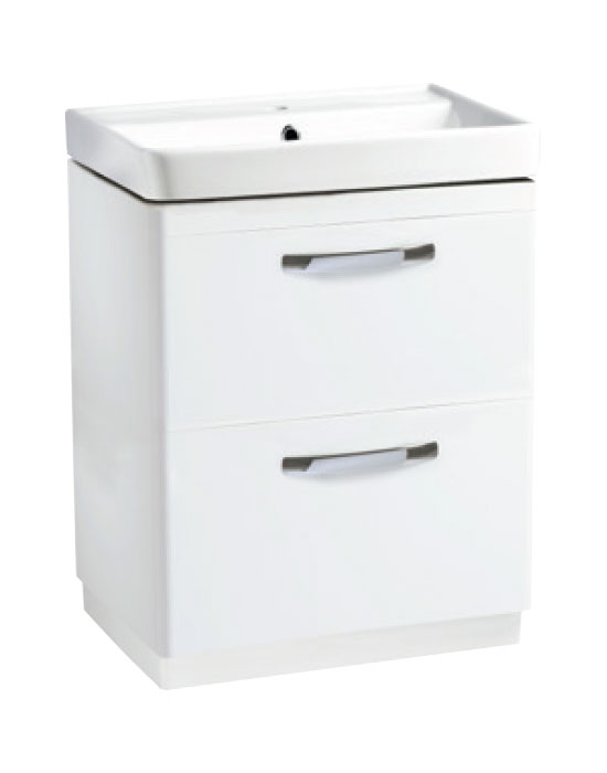 Compass 600mm Freestanding - White (Unit Only)
