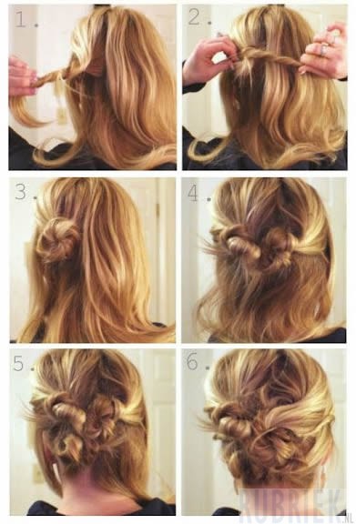 Haar Opsteken Vier Voorbeelden Beauty Rubriek