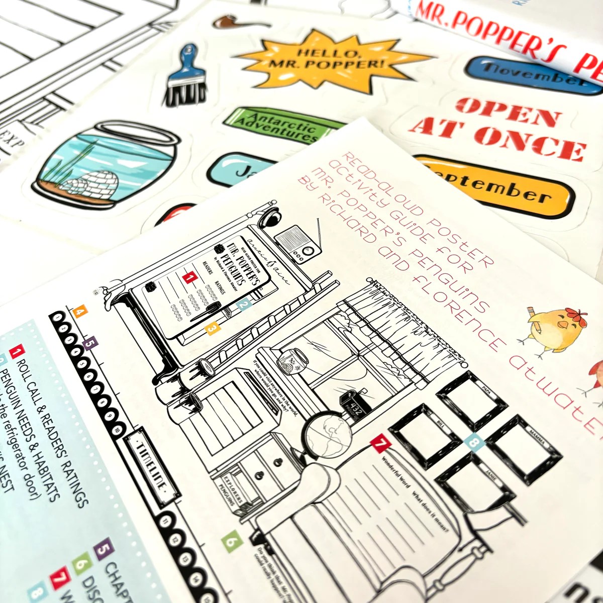 Mr Popper S Penguins Read Aloud Poster Ruby Reads Books