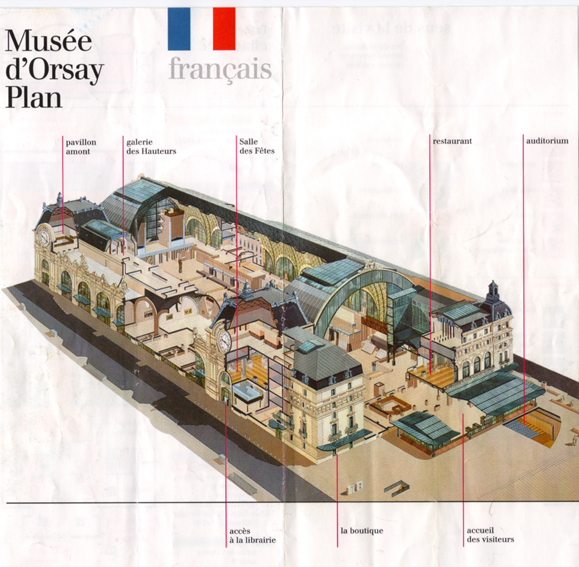 plan du musée d'Orsay
