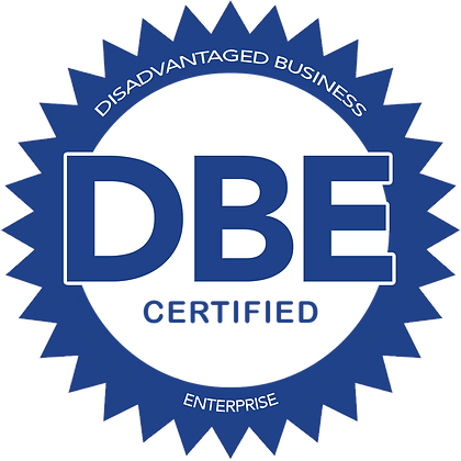 Disadvantaged Business Certified Enterprise Logo for Rucomaya Construction.