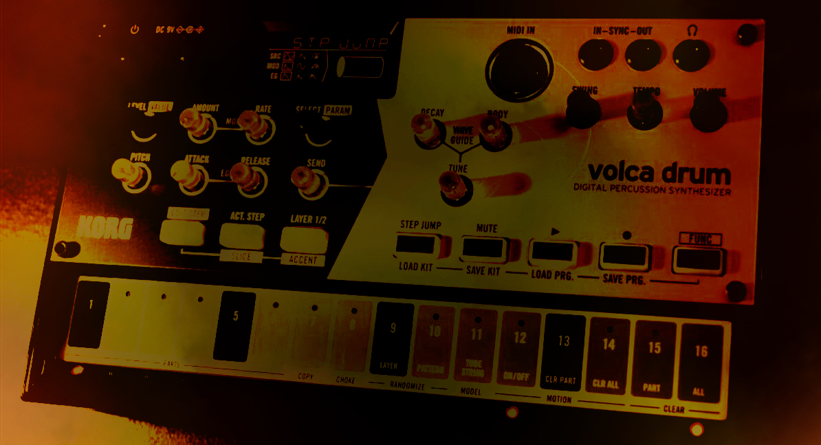 KORG volca drumレビュー – JunkYardMachineMusic