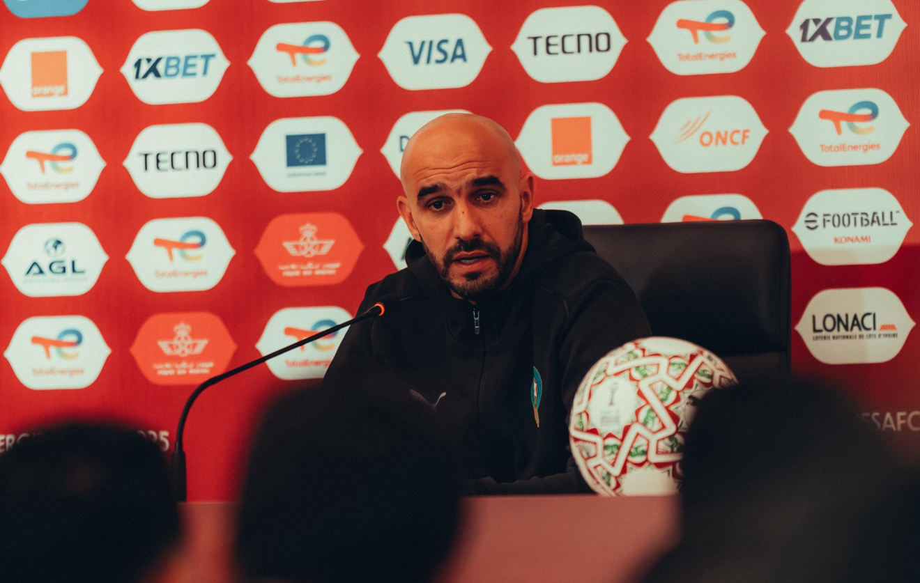 الركراكي : هدفنا الفوز وحسم التأهل أمام مالي بجاهزية اللاعبين ودعم جماهيري قوي