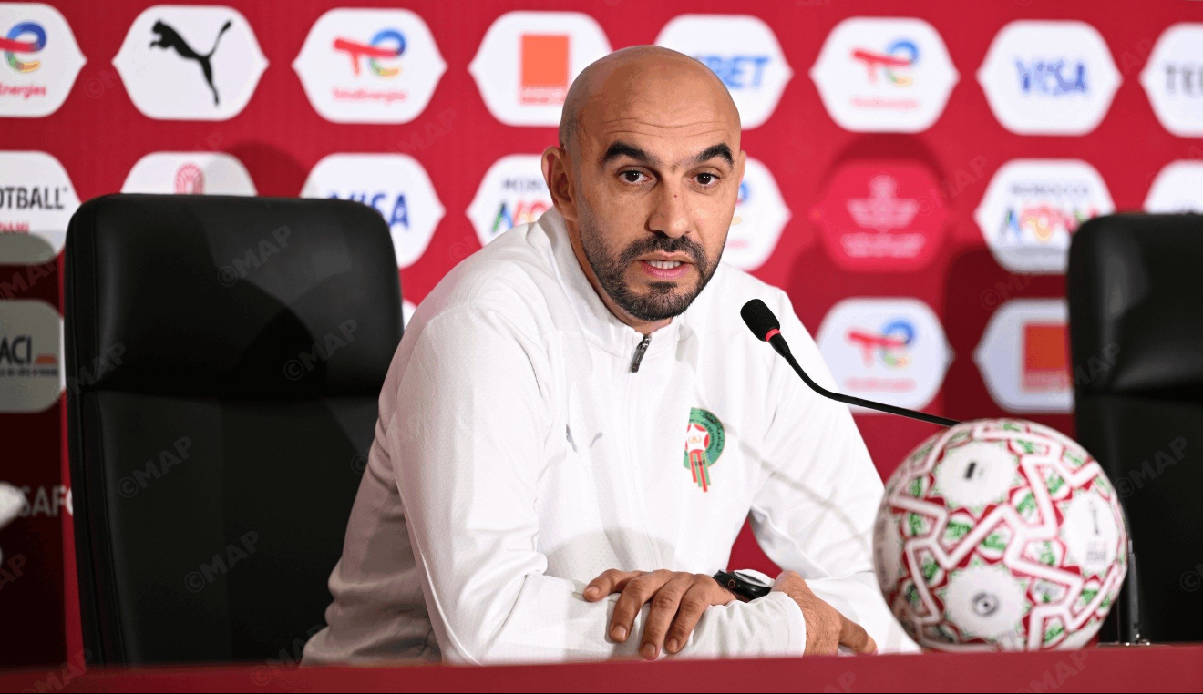 الركراكي : مواجهة مالي ستكون متكافئة وهدفنا الفوز لحسم التأهل للدور الثاني