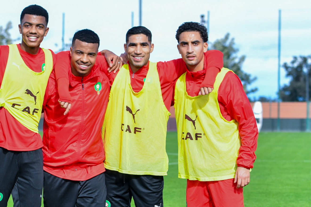 حكيمي أساسياً&hellip;أسود الأطلس يخوضون بمعنويات عالية حصة تدريبية إستعداداً لمواجهة زامبيا