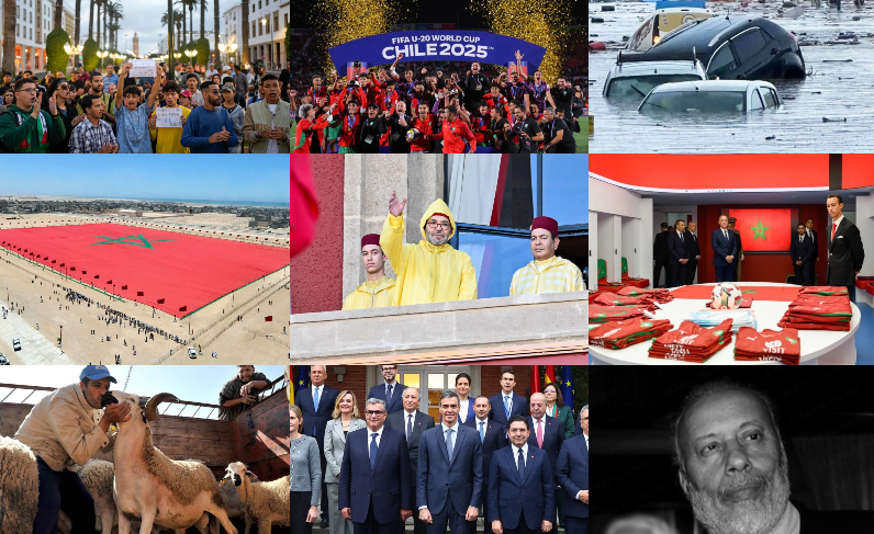 انتصارات سياسية/فواجع/قرارات حاسمة/ تألق الكرة المغربية/ Rue20 يعيد تركيب أبرز الأحداث التي شهدها المغرب في 2025