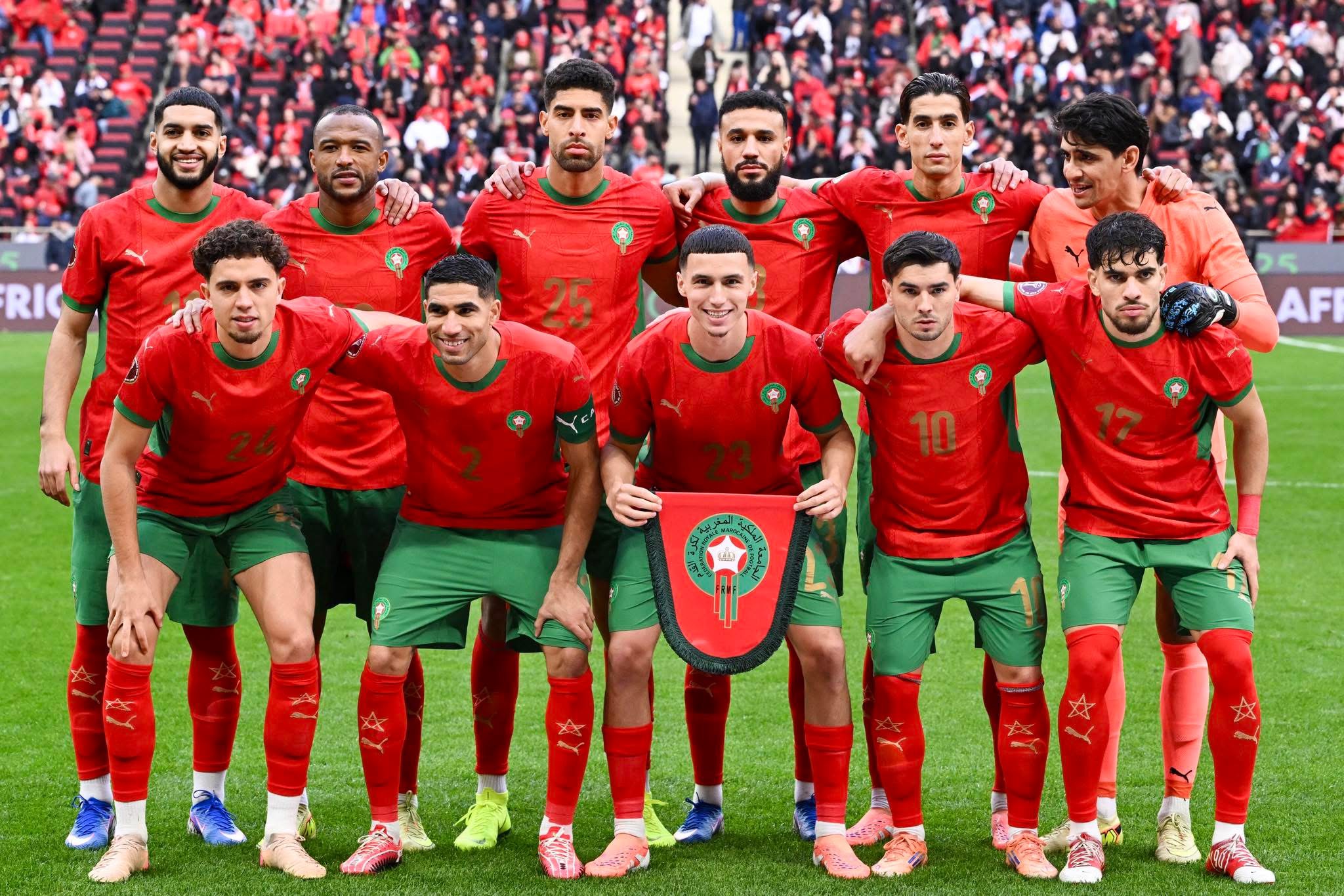 تشكيلة الأسود أمام نيجيريا في نصف نهائي كأس إفريقيا