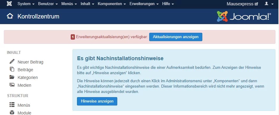 joomla support schweiz