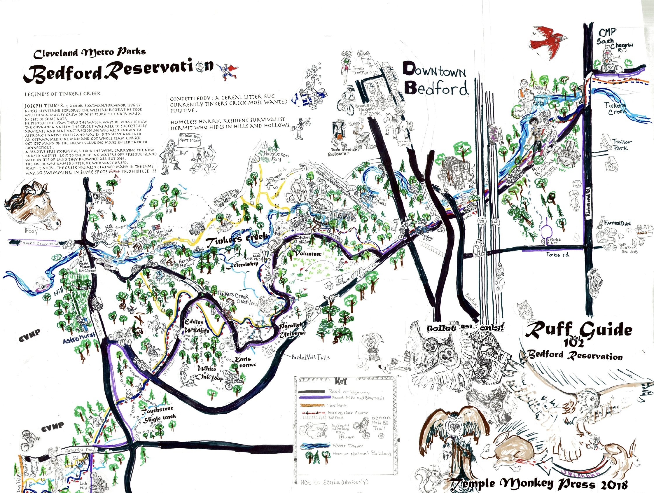 Bedford Reservation (OH) Ruff Guide Map Ruff Guide Maps