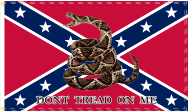 Gadsden "Don't Tread On Me" Rattlesnake Flag - 3x5 Feet, 150D Nylon, We The People Design - Outdoor Banner