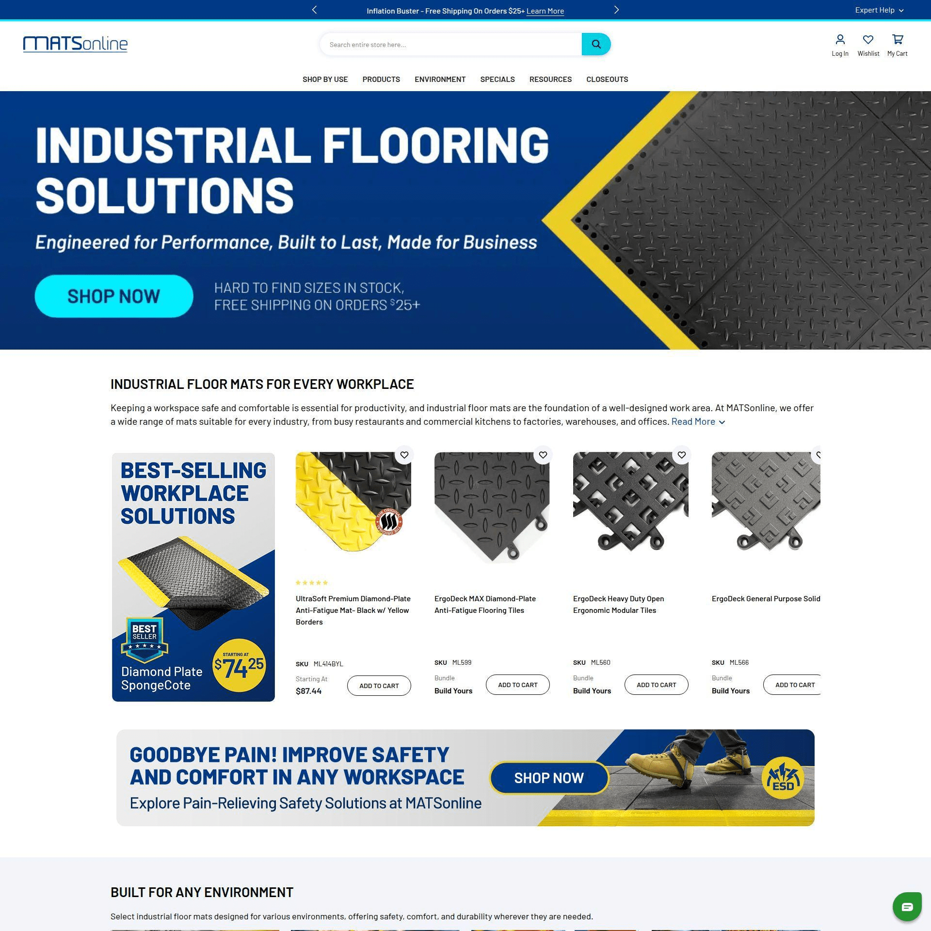 matsonline.com web page