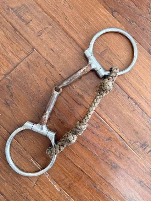 REINSMAN 234 Rockin' S 3 Dee Cheeks & 5 Mouth Stage A 3-Pc Raised Snaffle Bit | UK
