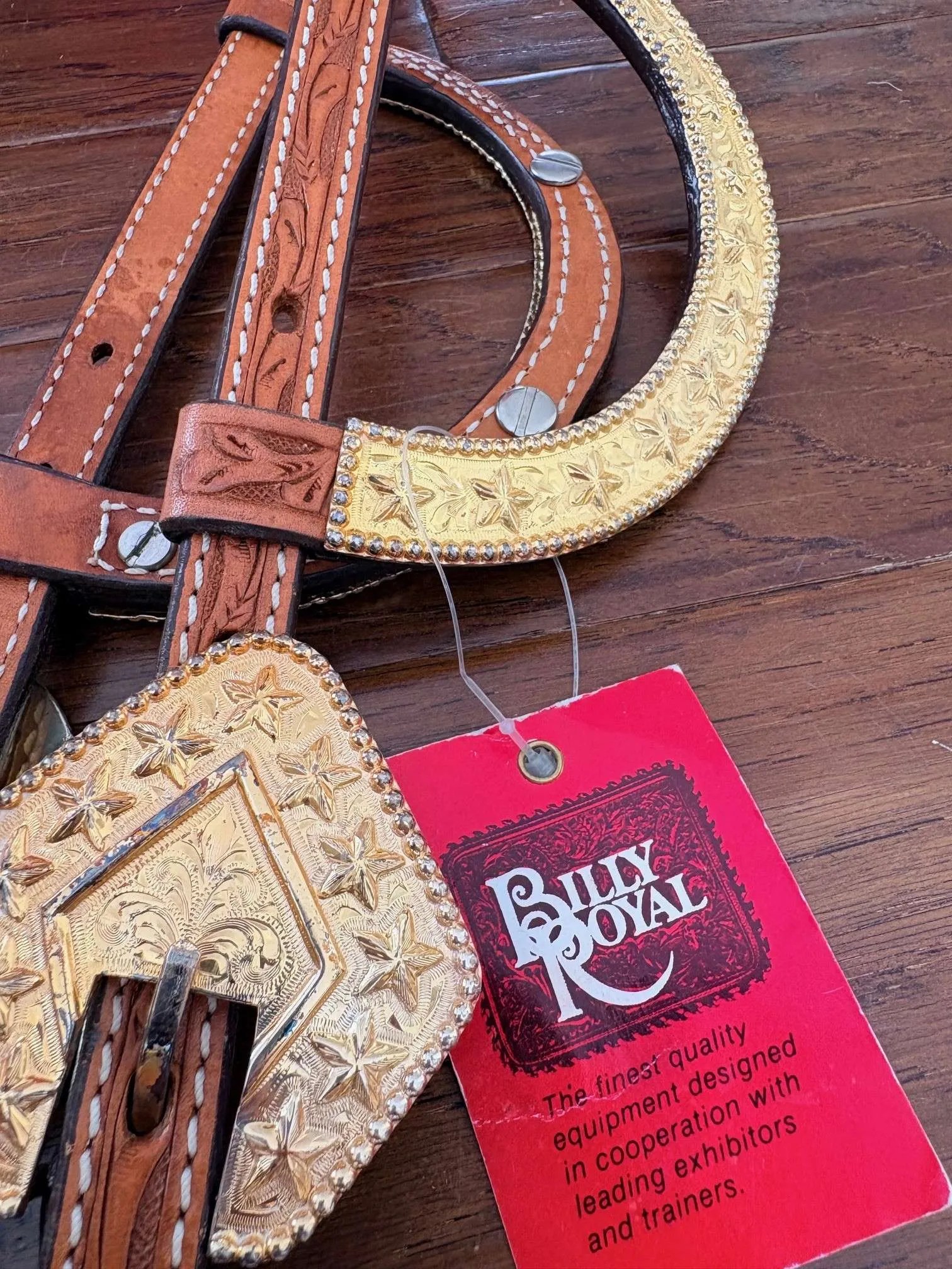 New Billy Royal Teardrop Show Headstall - Rugged Rider Tack