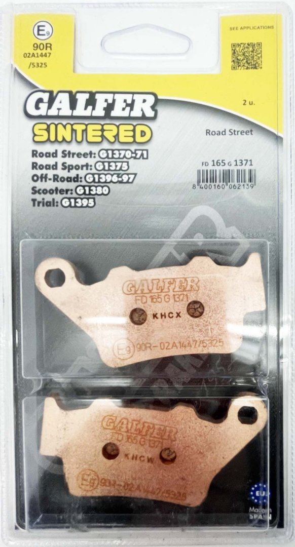 GALFER Trial REAR Brake Pads For Montesa 315R, 4RT, 300RR, 301R, 4Ride - FD224