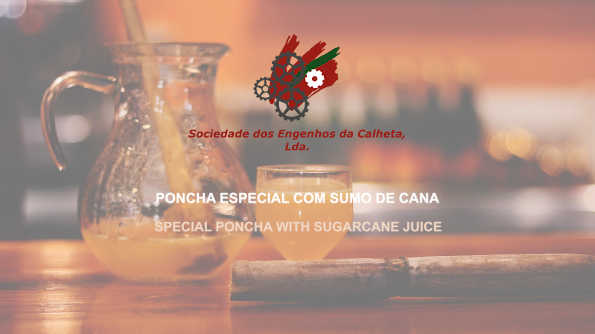 Special Poncha with Sugarcane Juice - Recipe from "Sociedade dos Engenhos da Calheta" - Madeira Rum
