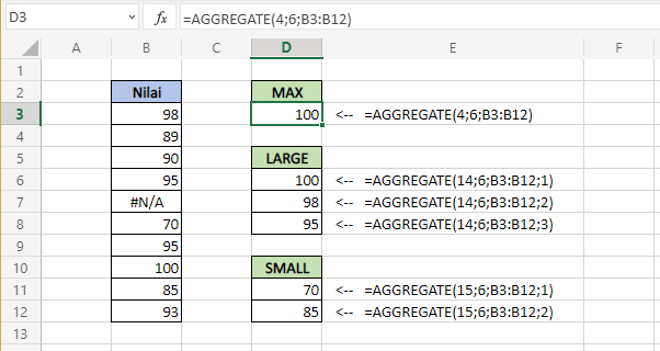 AGGREGATE - RumusHitung.Com
