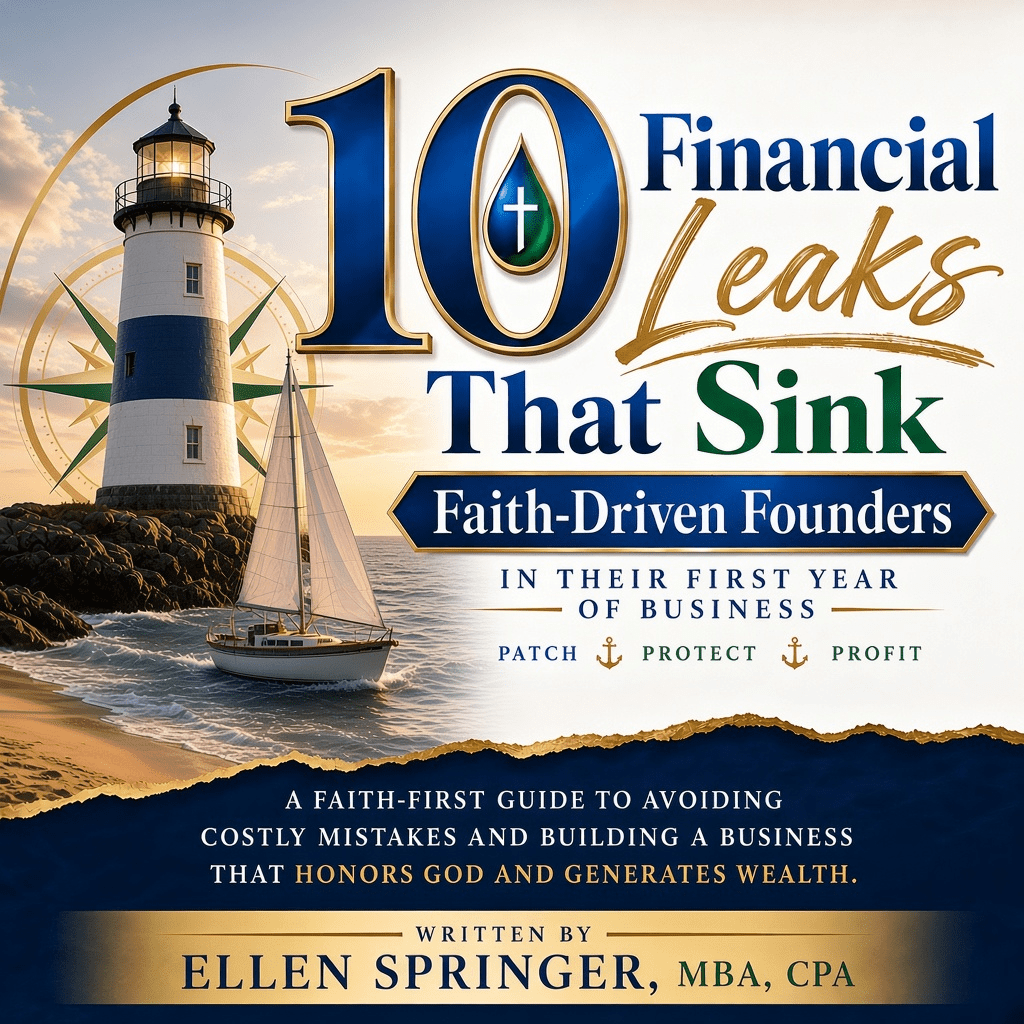 10 Financial Leaks That Sink Faith-Driven Founders ebook cover