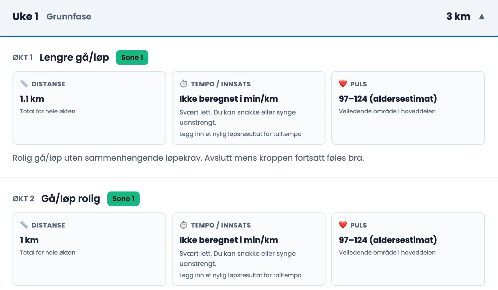 Personlig treningsplan