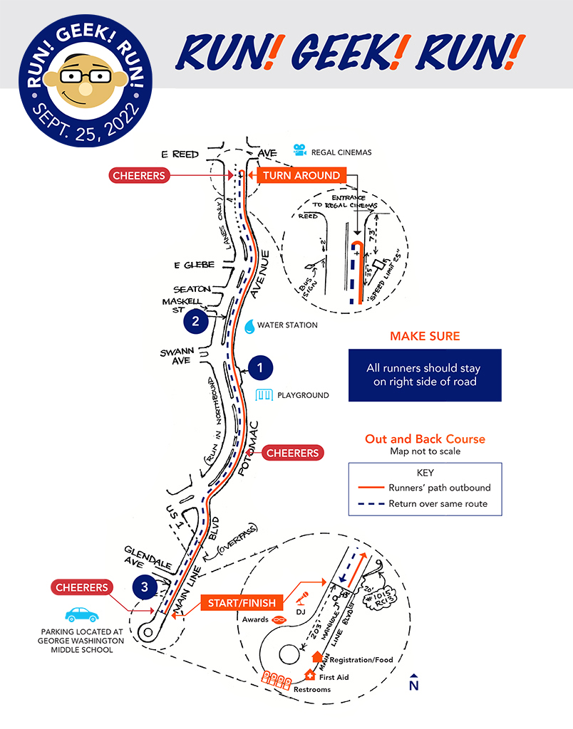 USATF Certified 5K Course Map Run Geek Run RGR Course Map 2022 