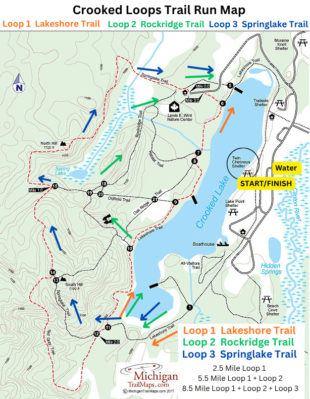 crooked loops map