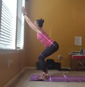 Chair - yoga poses for runners