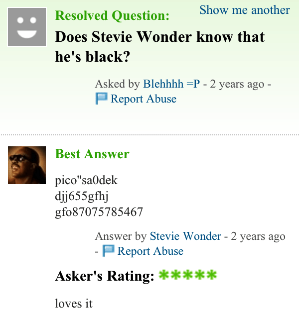 Funny Yahoo Answers That Will Make You Question Humanity