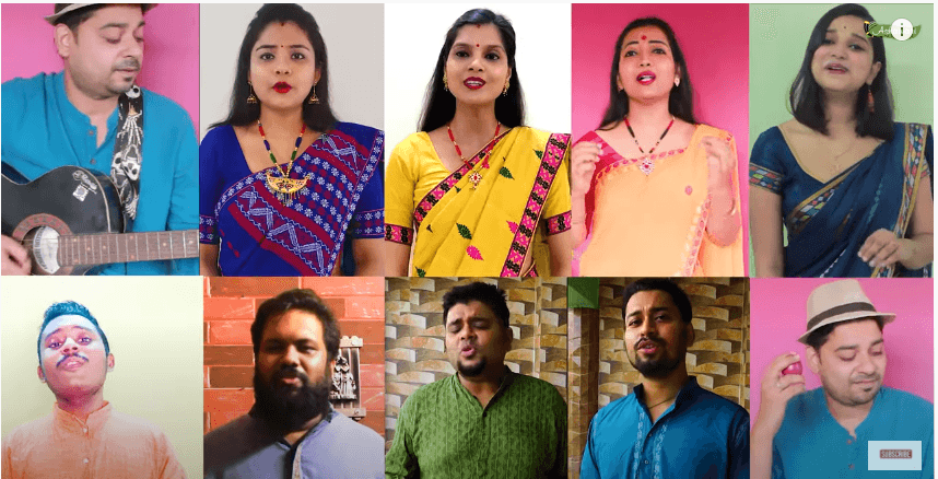 সৈনিক শিল্পী কলাগুৰু ৰাভালৈ শ্ৰদ্ধাঞ্জলি; অনুভূতি কাকতি গোস্বামী সহিতে ১১ গৰাকী শিল্পীৰ কণ্ঠৰে "বিশ্বৰে ছন্দে ছন্দে"- 1