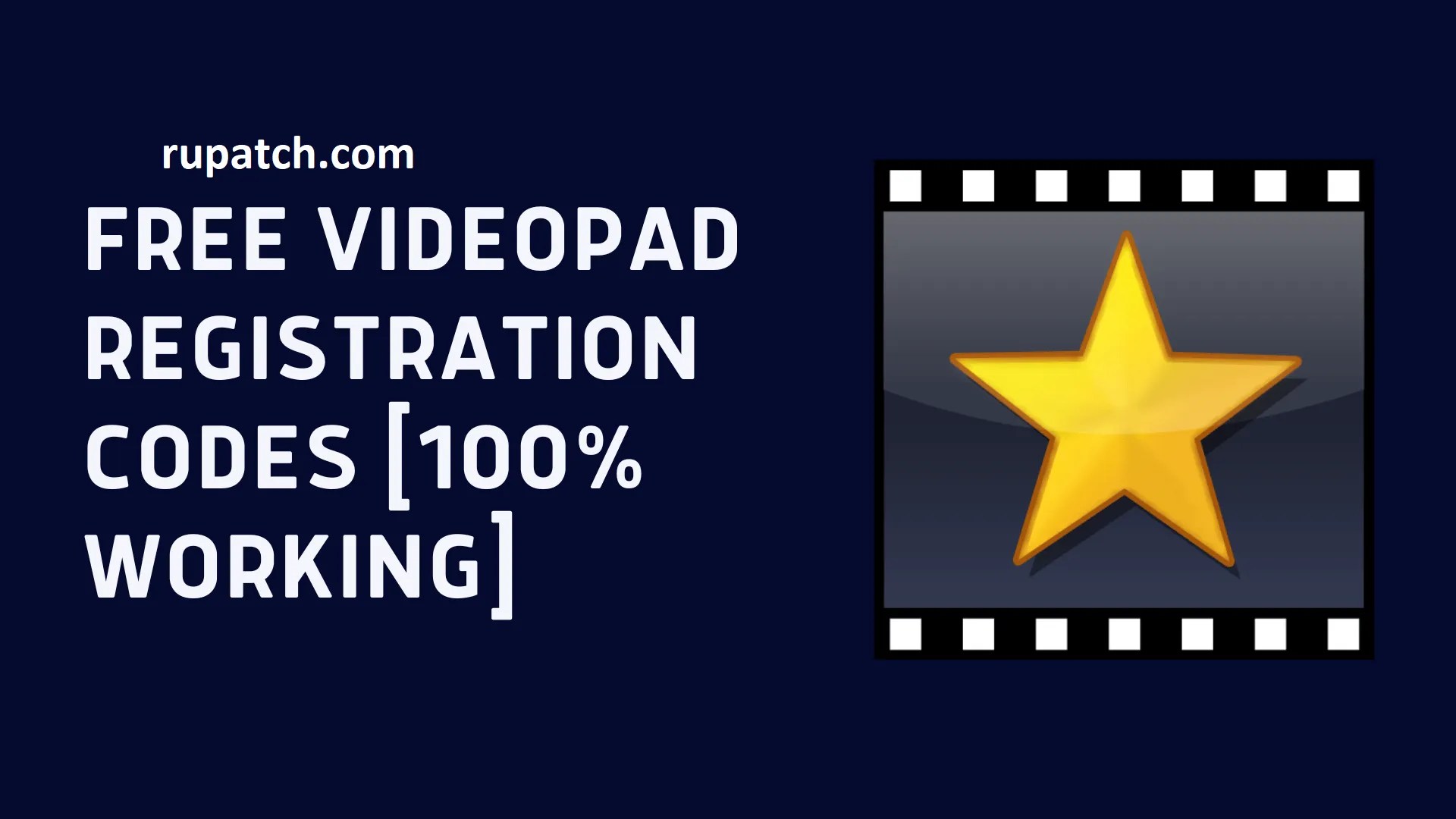 регистрационные коды Videopad