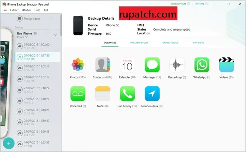 iPhone Backup Extractor 7.7.49 Кряк