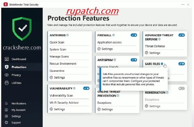 Bitdefender Total Security 27.0.30.140 Кряк