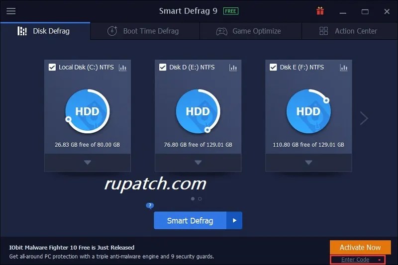 IObit Smart Defrag Pro 9.4.0.344 Кряк