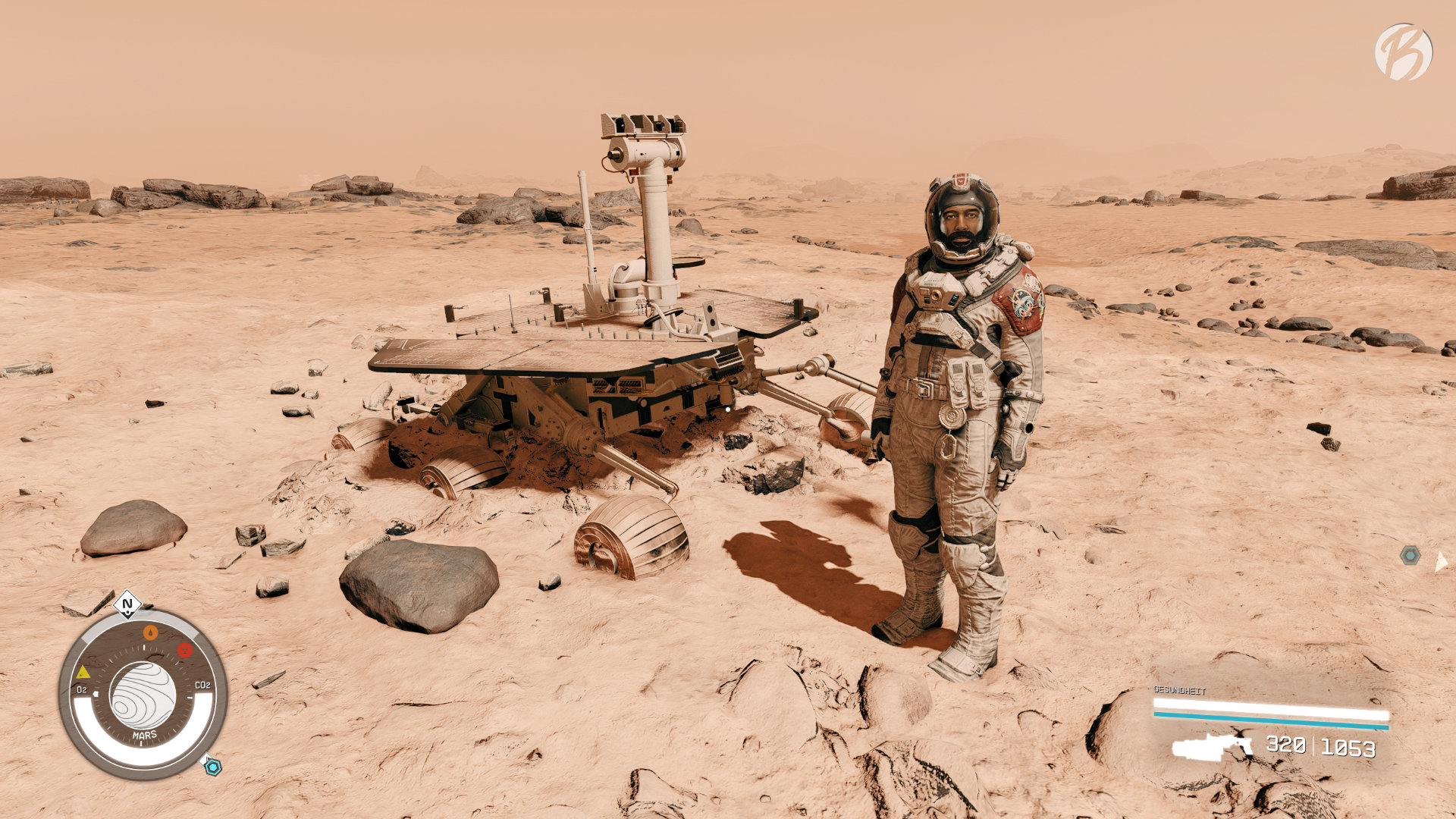 Starfield - Wir besuchen den Curiosity Rover der NASA auf dem Mars.