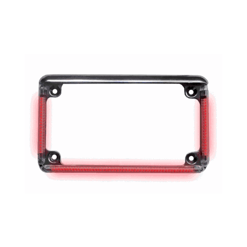 Radiantz License Plate Frame w/ LED Turn Signals & Brake Lights RUSH