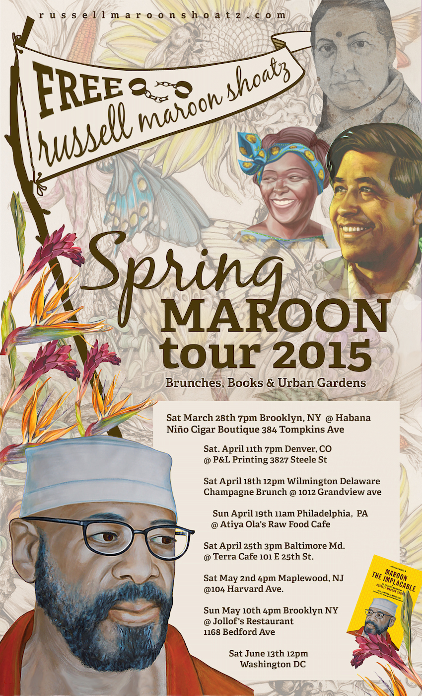 Flyer from the Spring Maroon tour 2015