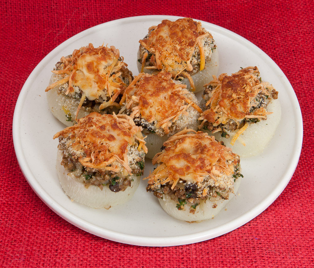 Stuffed Turnips, vegetarian