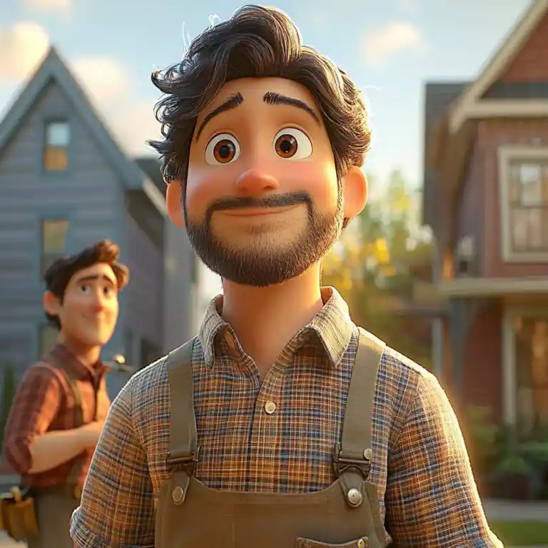 Contractor working on a roof