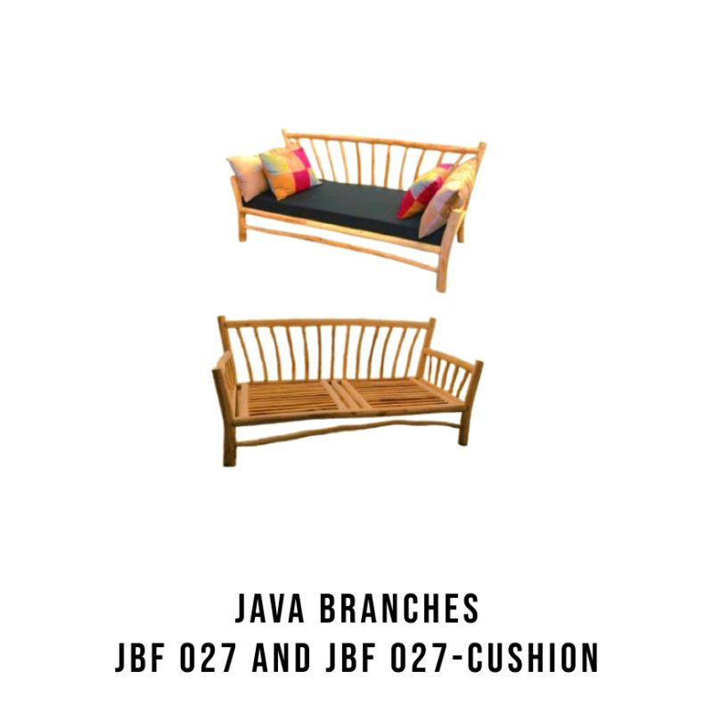 Rustic Bali Double Sofa Rustic Branches Java - Ultra HD Mountain Photos for Desktop