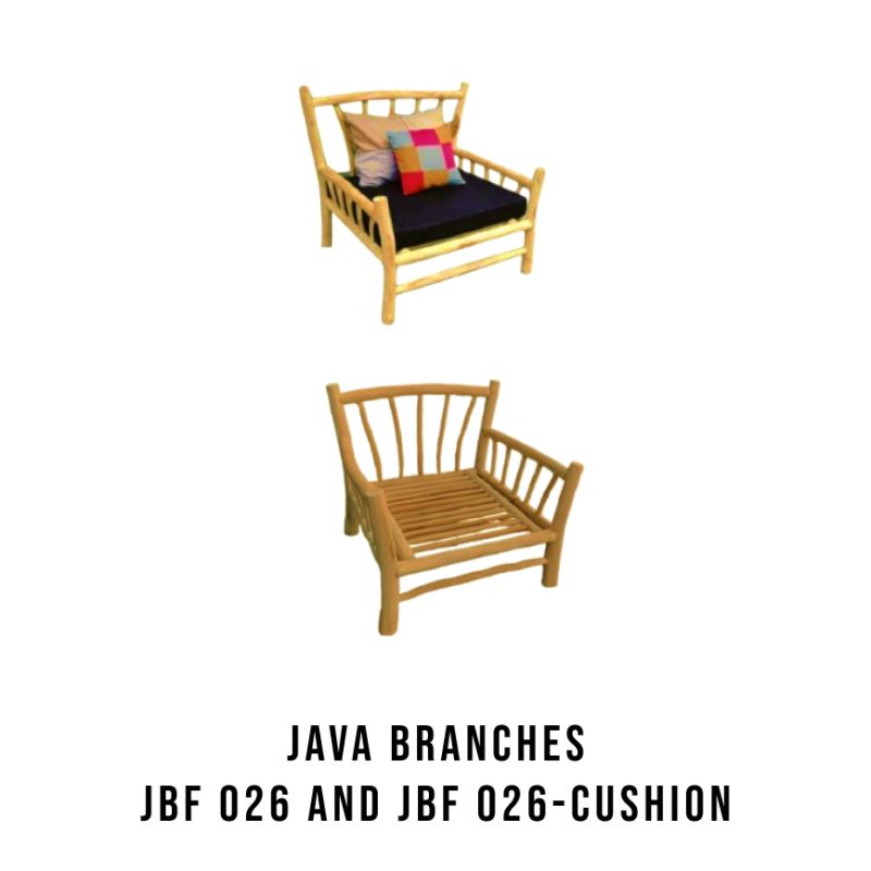 Rustic Bali Single Sofa Rustic Branches Java - Mountain Images - Artistic High Resolution Collection