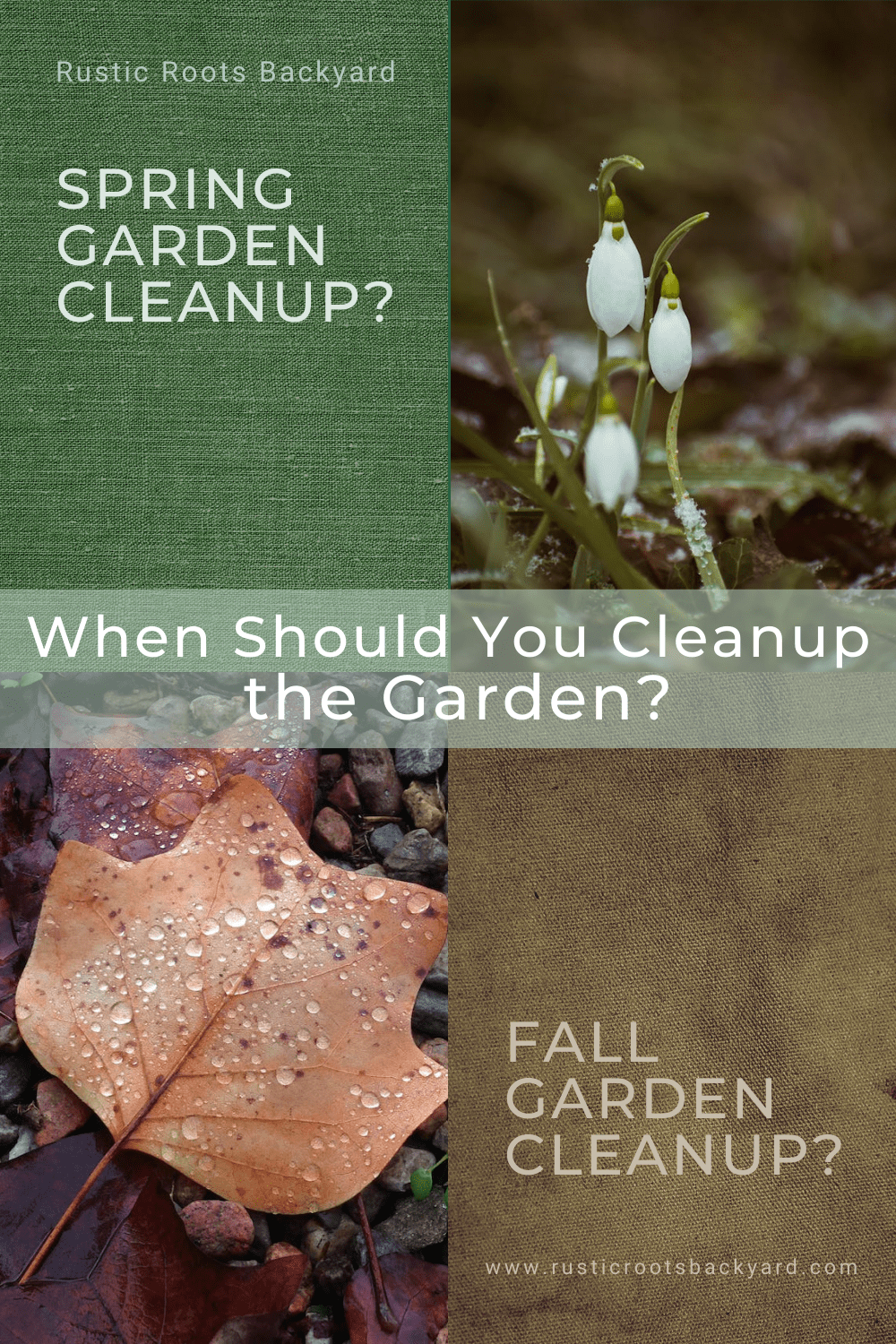 When Should I Cleanup My Garden?