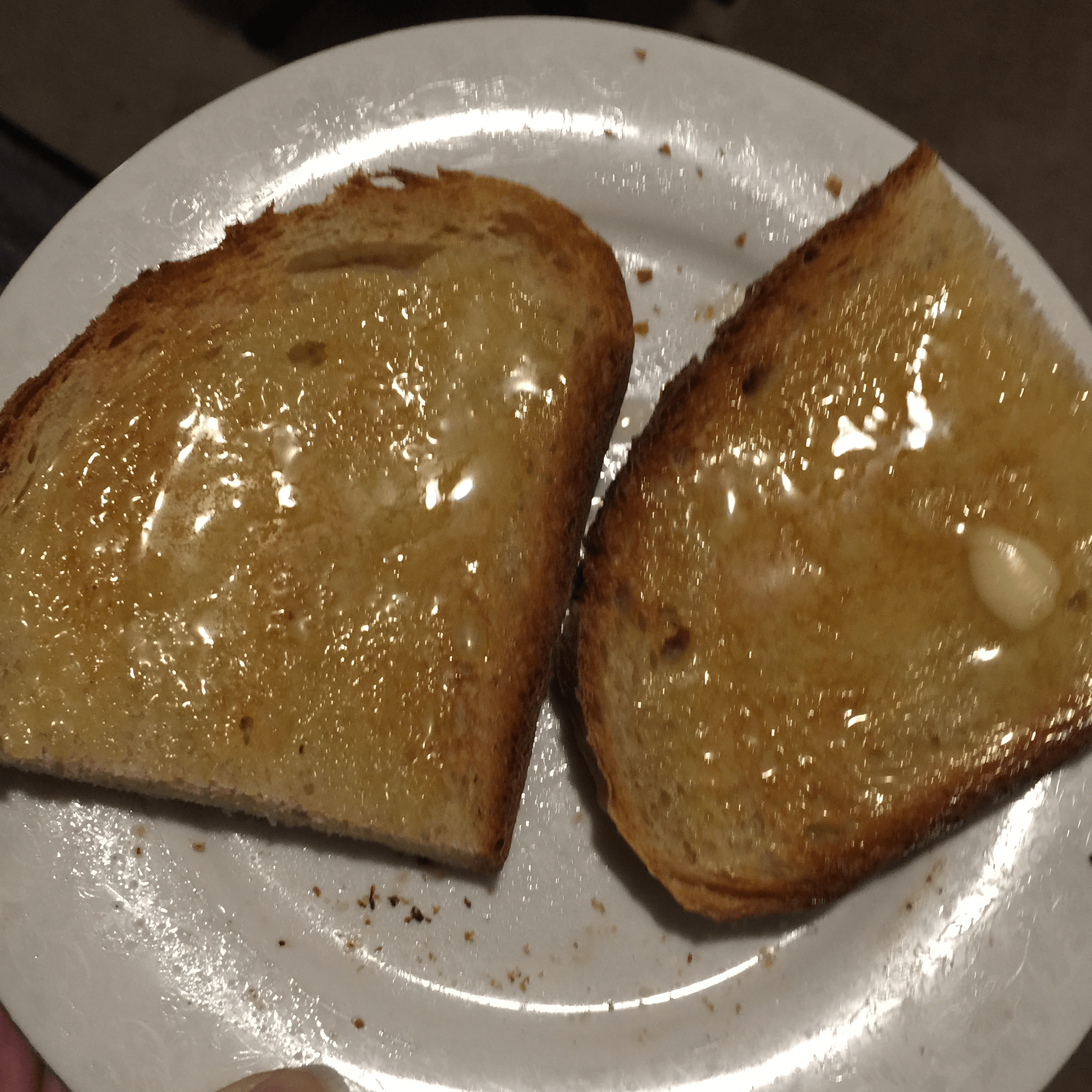 What's better than a nice buttered toast snack?
