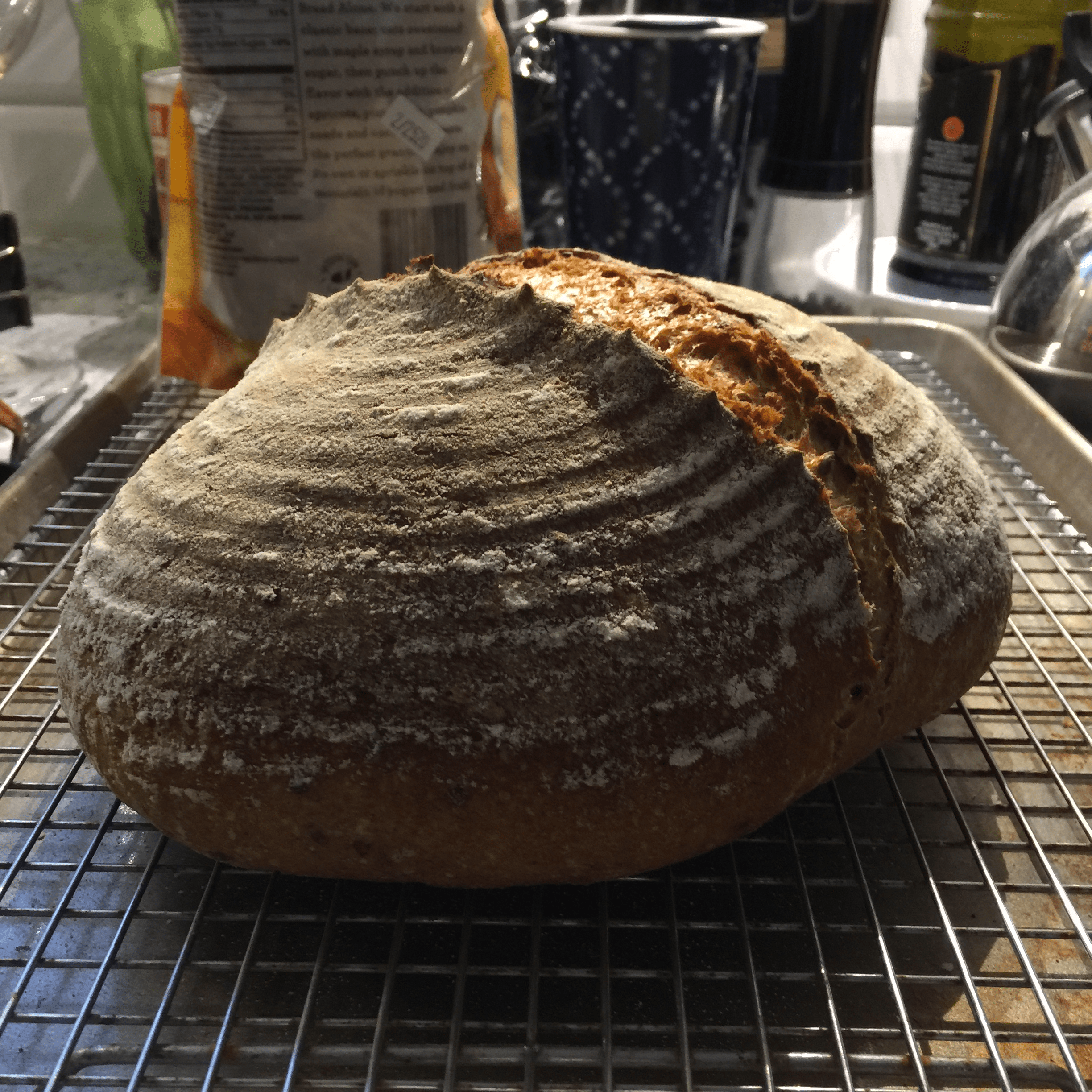 Shallow 90 degree scissor slash for oblong expansion