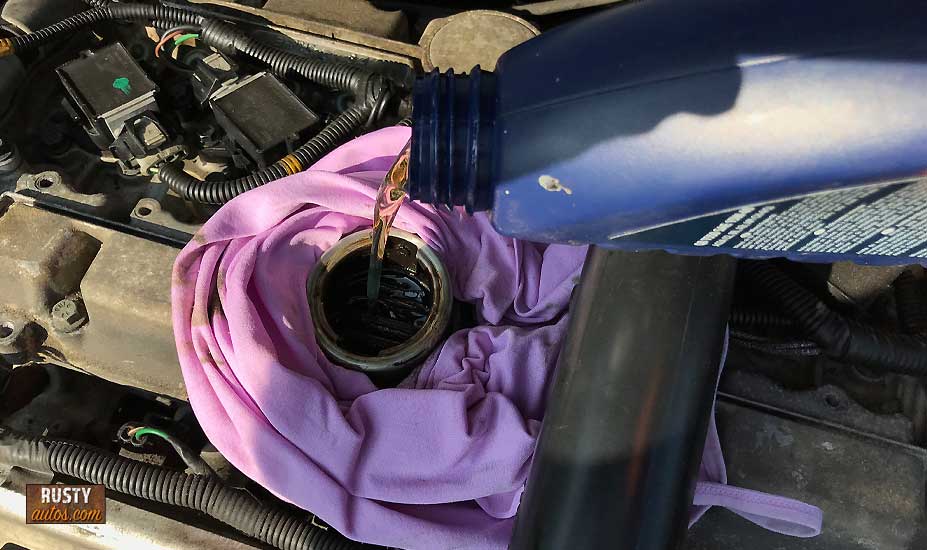 Car leaking oil after oil change