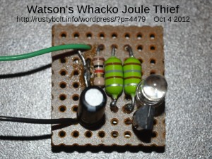 2012 10 03 When Is A Joule Thief Not A Joule Thief 2012 10 03 When Is A Joule Thief Not A Joule Thief