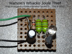 2012 10 03 When Is A Joule Thief Not A Joule Thief