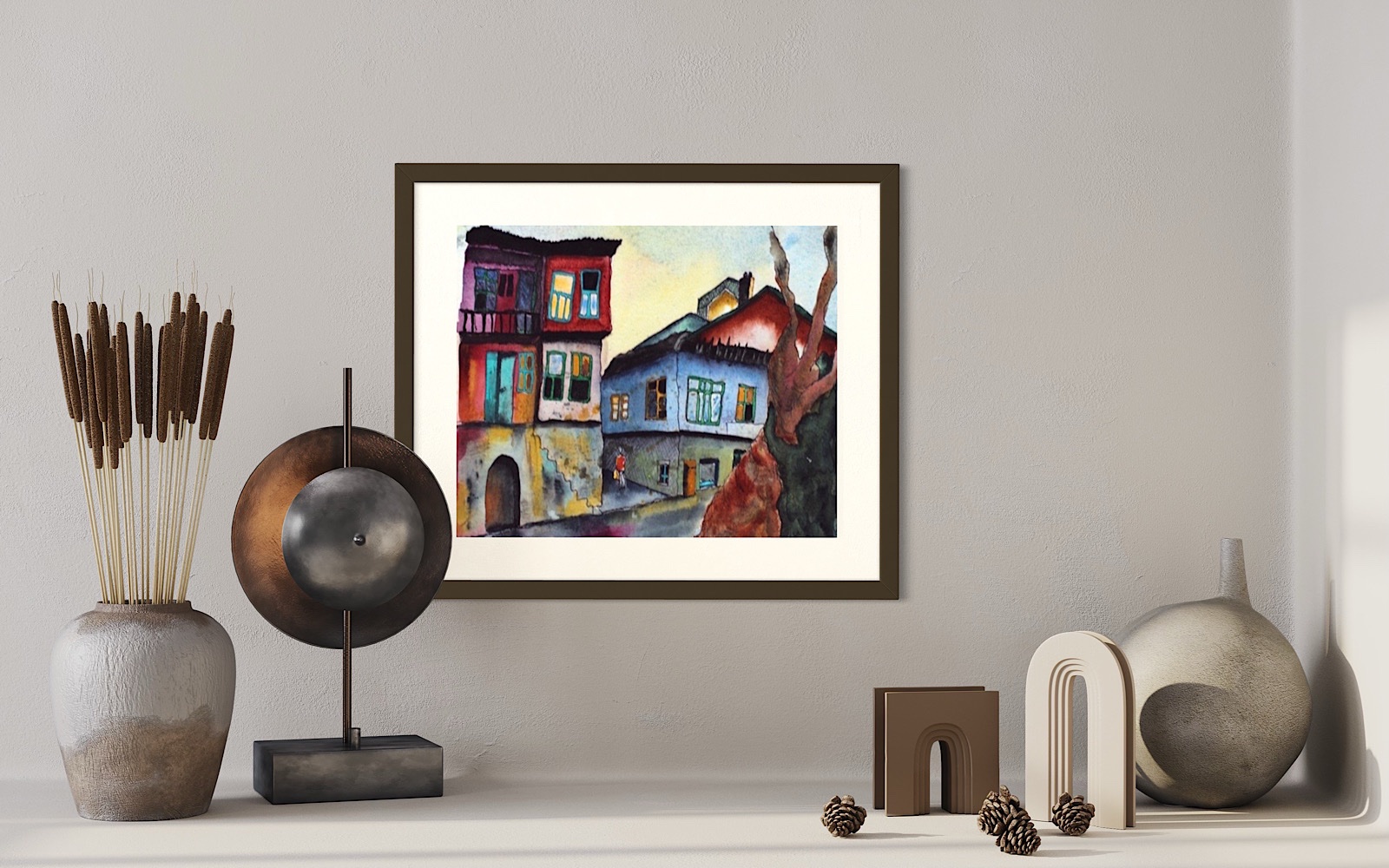 Laughter Between Concrete Walls [Signed print, 50x41 cm]