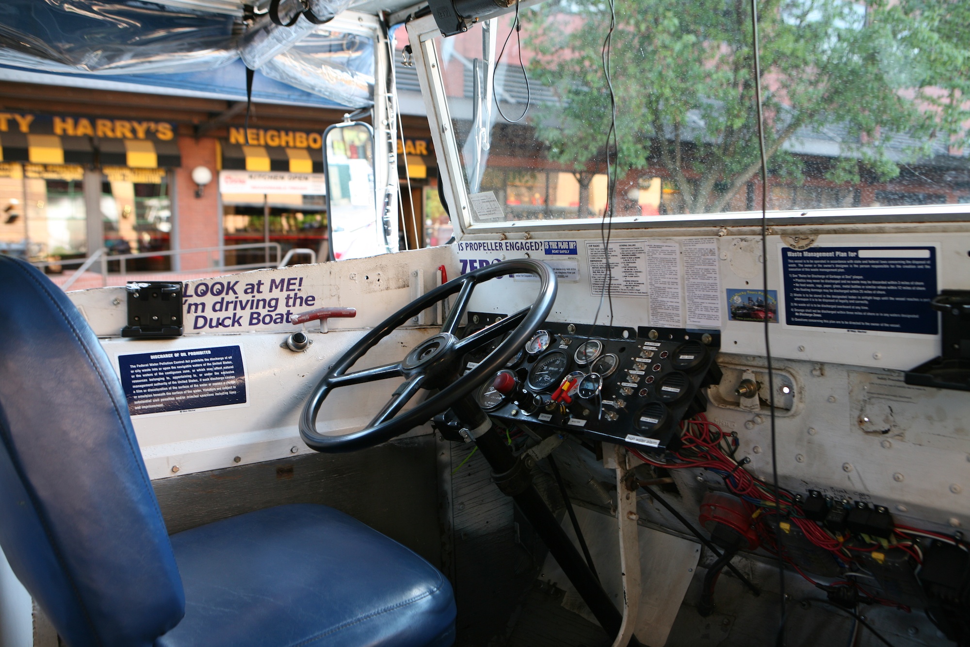 the driver's seat