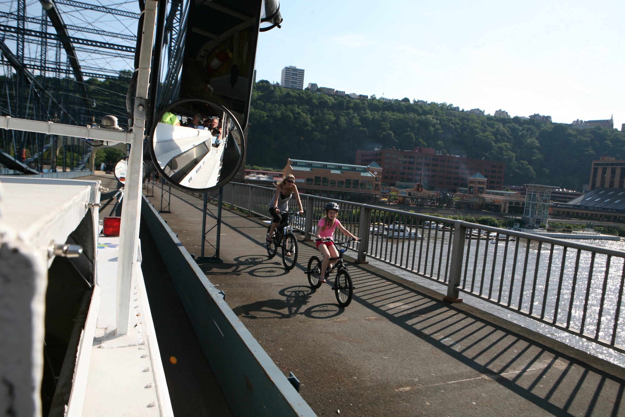 Bicycles on Smithfield Bridge