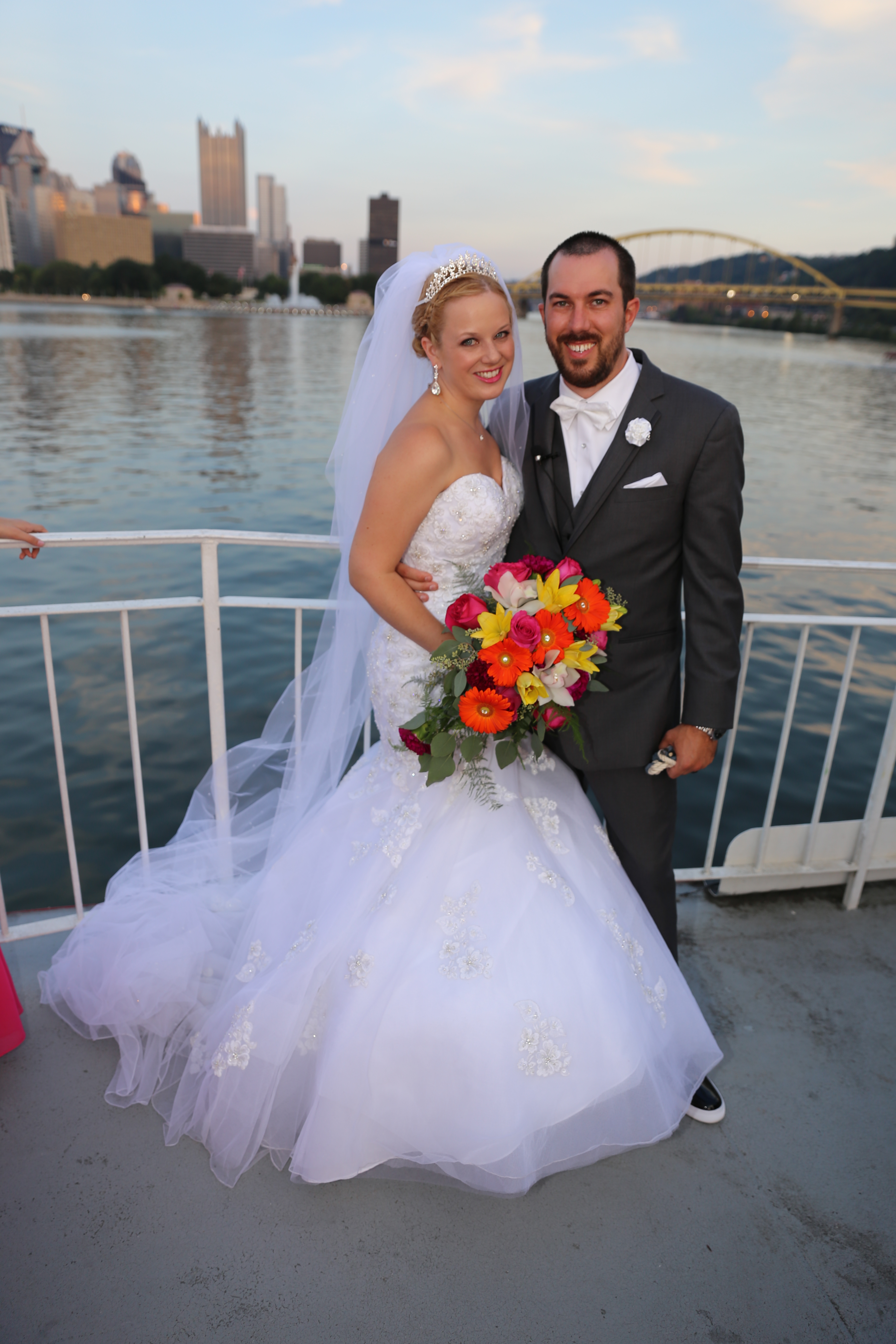 Three Rivers Queen Kat and Kevin Tie the Knot (Literally) Aboard Three Rivers Queen at ...