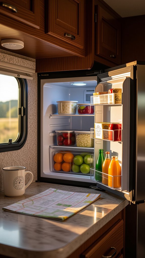 allow fridge to settle