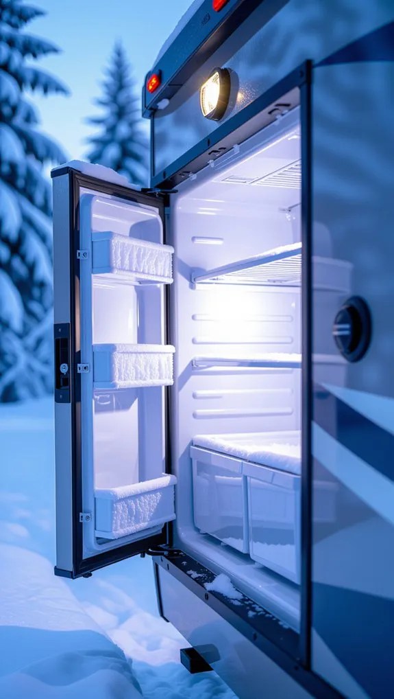 compressor fridges handle freezing